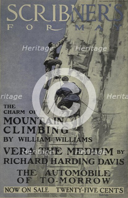 Scribner's for May, c1899 - 1906. Creator: Franklin Booth.