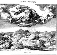 The Third Day of Creation (From Die Bibel in Bildern), 1852-1860. Artist: Schnorr von Carolsfeld, Julius (1794-1872)