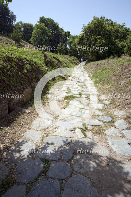 The Sacred Road, Cumae, Italy. Artist: Samuel Magal