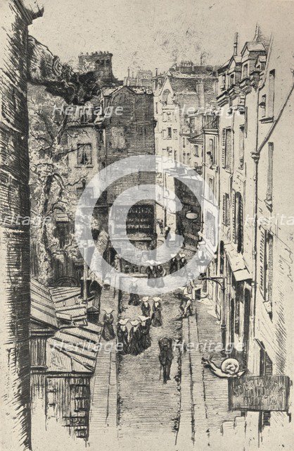 'Rue des Pretres-St Séverin', 1915. Artist: Charles Jouas.