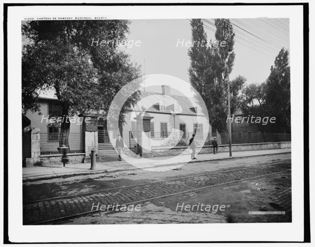 Chateau de Ramezay, Montreal, Quebec, c1900. Creator: William H. Jackson.