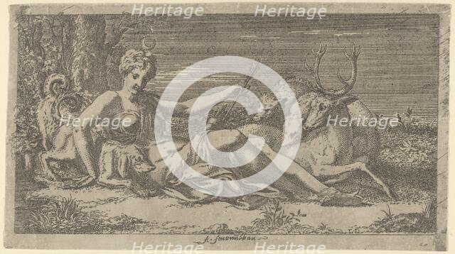 Diana Resting, ca. 1542-45. Creator: Leon Davent.