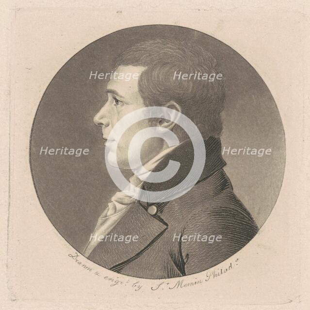 Peter Stephen DuPonceau, c. 1800. Creator: Charles Balthazar Julien Févret de Saint-Mémin.