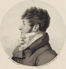 Portrait of the Composer Charles-Henri Plantade (1764-1839), 1806. Creator: Bourgeois de la Richardière, Antoine-Achille (1777-1838).