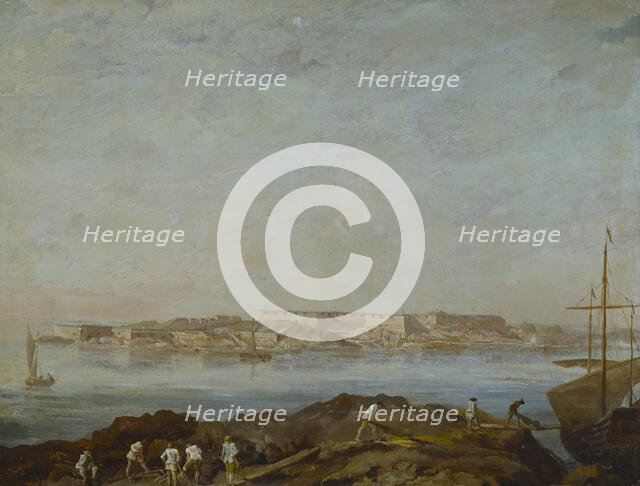 View of Sveaborg, early 1760s. Creator: Augustin Ehrensvard.