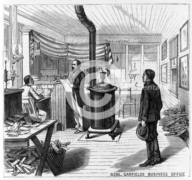 G'enl Garfield's Business Office, 1880. 