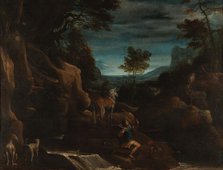 The Vision of Saint Eustace, 1585-1586. Creator: Carracci, Annibale (1560-1609).