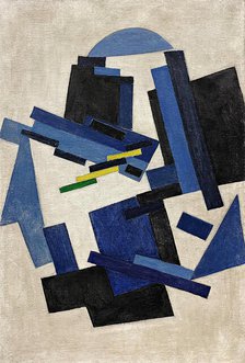 Non-Objective Composition, c1916. Creator: Rozanova, Olga Vladimirovna (1886-1918).