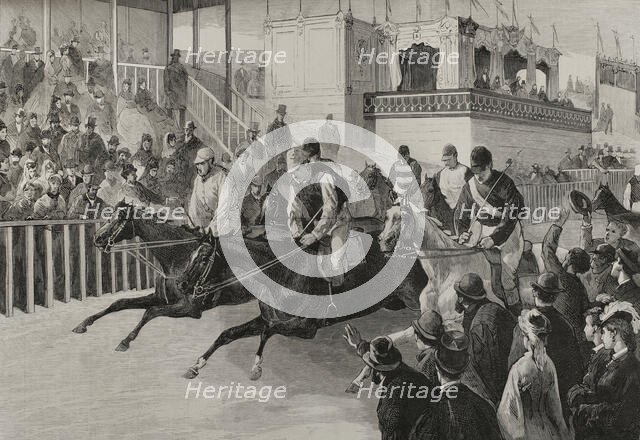 Marriage of King Alfonso XII to Infanta Mercedes of Orléans, celebrated on January 23, 1878 (1878). Creator: Daniel Perea.