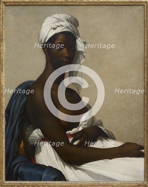 Portrait d'une femme noire, 1800. Creator: Benoist, Marie-Guillemine (1768-1826).
