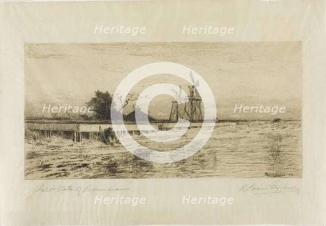 Salt Vats of Padanaram, 1878. Creator: Robert Swain Gifford.