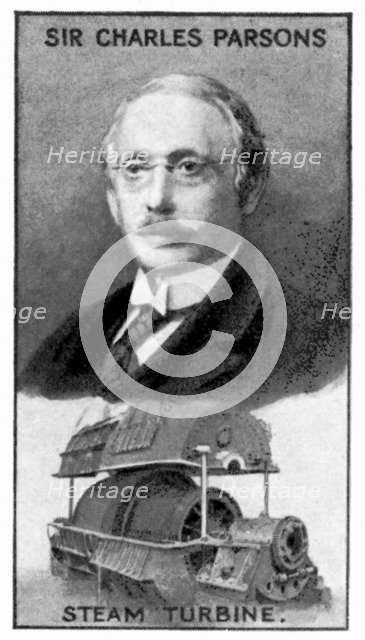 Sir Charles Algernon Parsons, Irish engineer, (c1924). Artist: Unknown