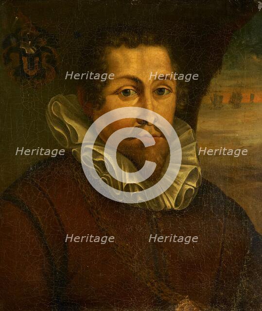 Portrait of Pieter Willemsz Verhoeff (c.1573-1609), after c.1607. Creator: Anon.