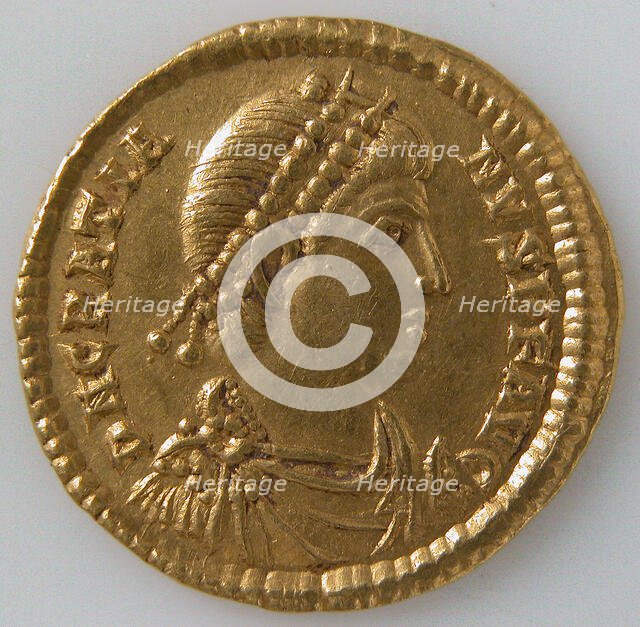 Solidus, Byzantine, 367-383. Creator: Unknown.