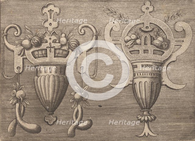 Targhe ed altri ornati di varie e capricciose invenzioni (Cartouches and other ornaments o..., 1773. Creator: Unknown.
