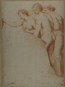 Three Nude Women, n.d. Creator: After Raffaello Sanzio, called Raphael  Italian, 1483-1556.