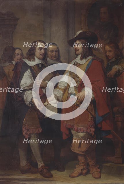 Foundation of the Antwerp Academy by David Teniers II, (c1663), 1862-1872. Creator: Nicaise de Keyser.