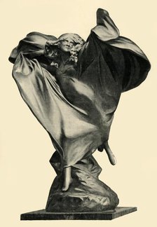 Statue of Loïe Fuller by Théodore Rivière, c1890s, (1903).  Creator: Unknown.