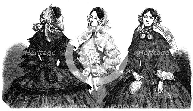 Paris Fashions for April, 1856.  Creator: Unknown.