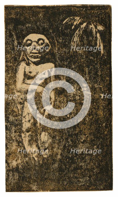 Oviri, 1894. Creator: Paul Gauguin.