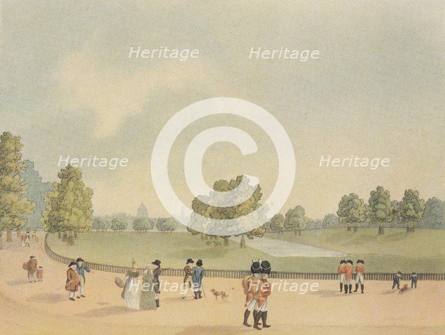 St James's Park, Westminster, London, 1809.                                     Artist: Heinrich Schutz.