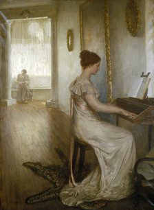 'A sonata of Beethoven', c1868-1918. Artist: Alfred Edward Emslie