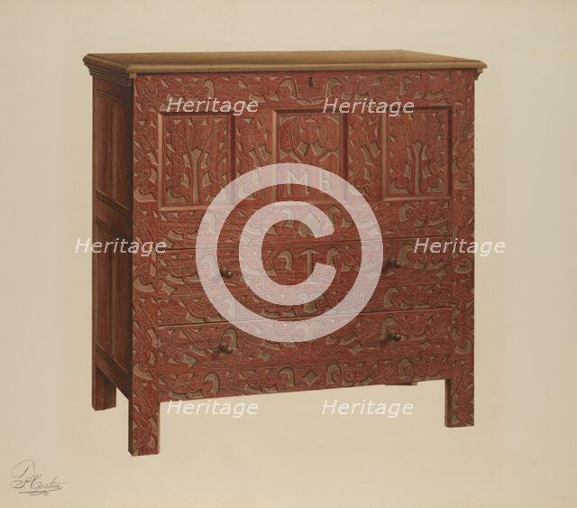 Chest, c. 1939. Creator: Ferdinand Cartier.