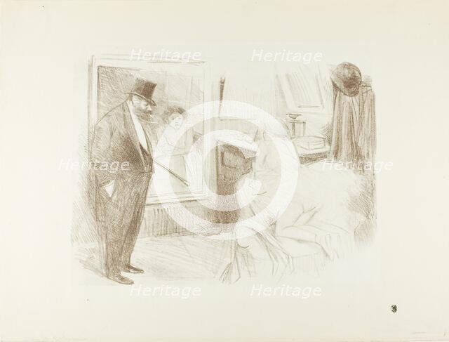 Dancer's Dressing Room, Second Plate, 1894. Creator: Jean Louis Forain.