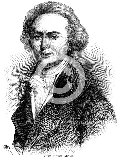 John Quincy Adams, 6th President of the United States, (c1880). Artist: Unknown