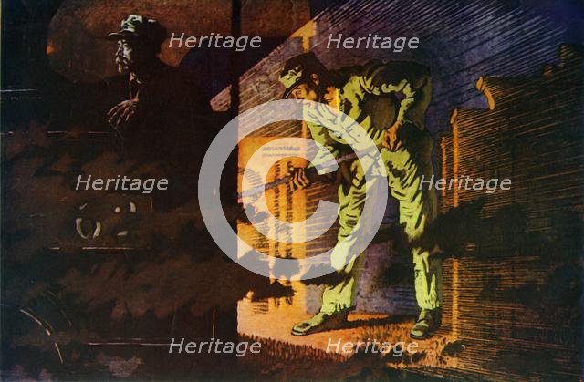 'The Night Mall', 1930. Creator: William Newenham Montague Orpen.