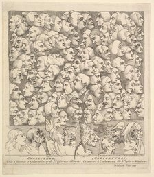 Characters and Caricaturas, April 1743. Creator: William Hogarth.