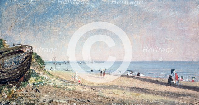 'Brighton Beach', 19th century. Artist: John Constable