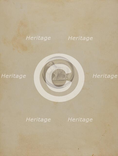 Marble, c. 1936. Creator: Vincent Murphy.