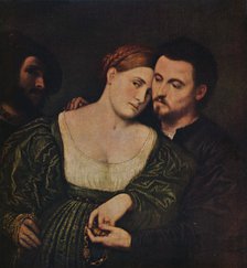 'The Lovers', 1525-1530 (c1940). Artist: Paris Bordone.