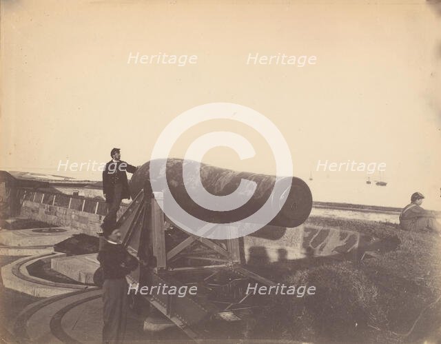 Cannon, Fortress Monroe, ca. 1864. Creator: Alexander Gardner.
