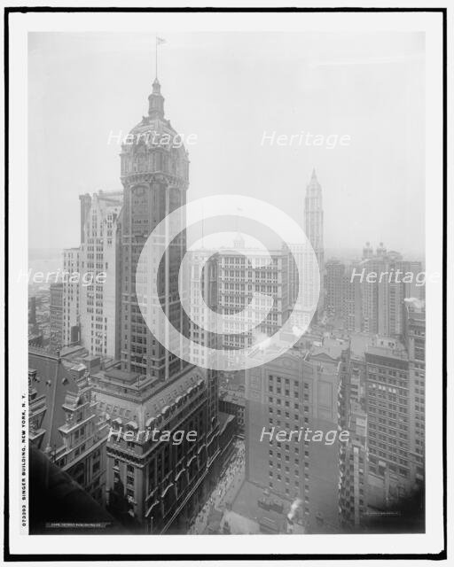 Singer Building, New York, N.Y., c.between 1910 and 1920. Creator: Unknown.