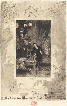 Une Variété dans l'Amour (A Change of Heart), 1879/1880. Creator: Felix Hilaire Buhot.