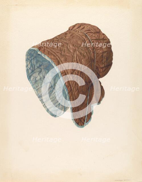 Child's Bonnet, c. 1938. Creator: Dorothea Mierisch.