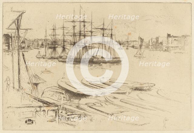 The Large Pool, c. 1879. Creator: James Abbott McNeill Whistler.