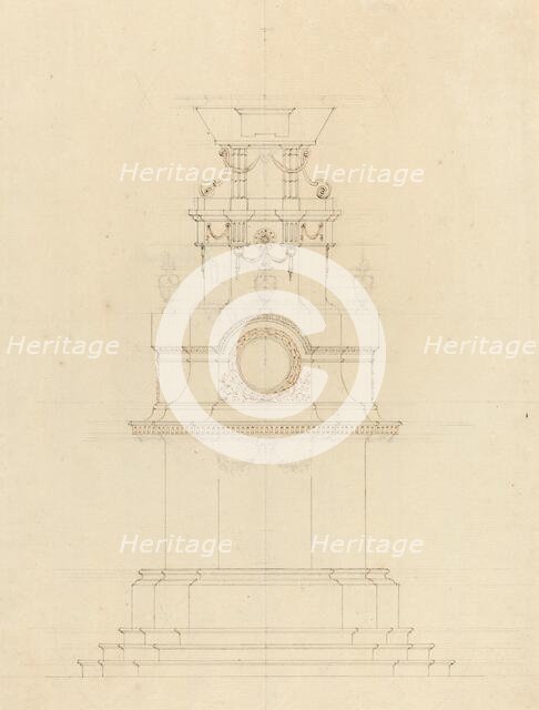 Design for a Catafalque. Creator: Unknown.