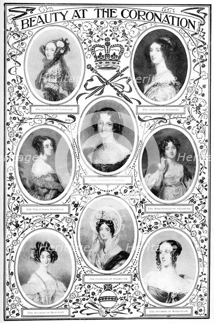 'Beauty at the Coronation', 1837, (1901). Artist: Unknown
