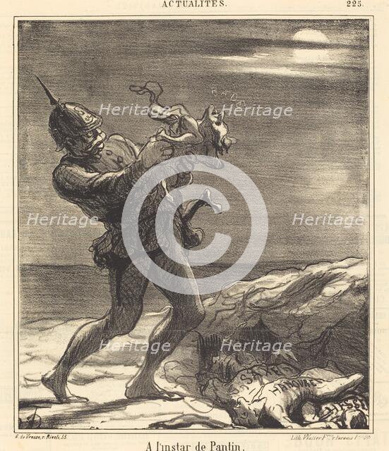 A l'instar de Pantin, 1869. Creator: Honore Daumier.