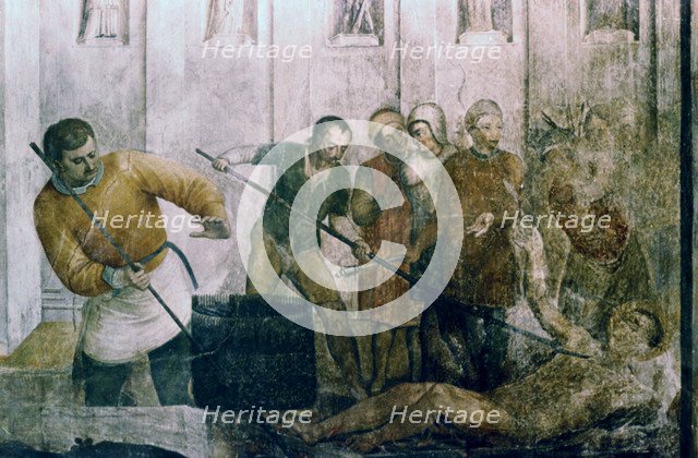 'Martyrdom of St Laurence', mid 15th century. Artist: Fra Angelico