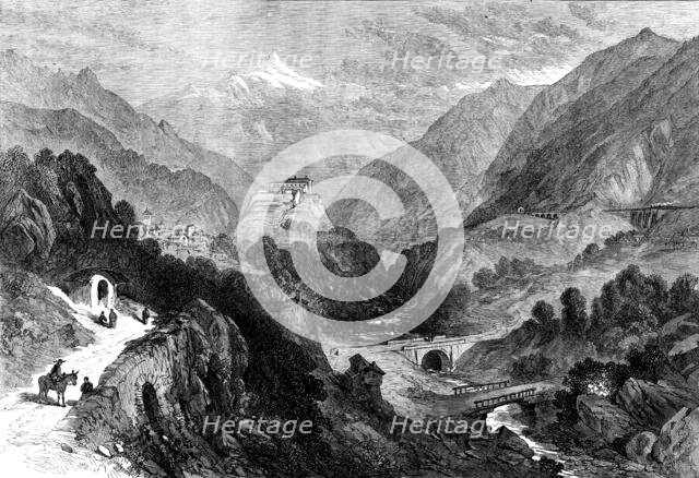 The Dora Valley, Mont Cenis Railway, 1871. Creator: Unknown.