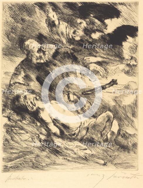 Die Opferung Isaacs (The Sacrifice of Isaac), 1920. Creator: Lovis Corinth.