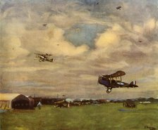 'An Aerodrome in 1918', (1944).  Creator: Sir John Lavery.