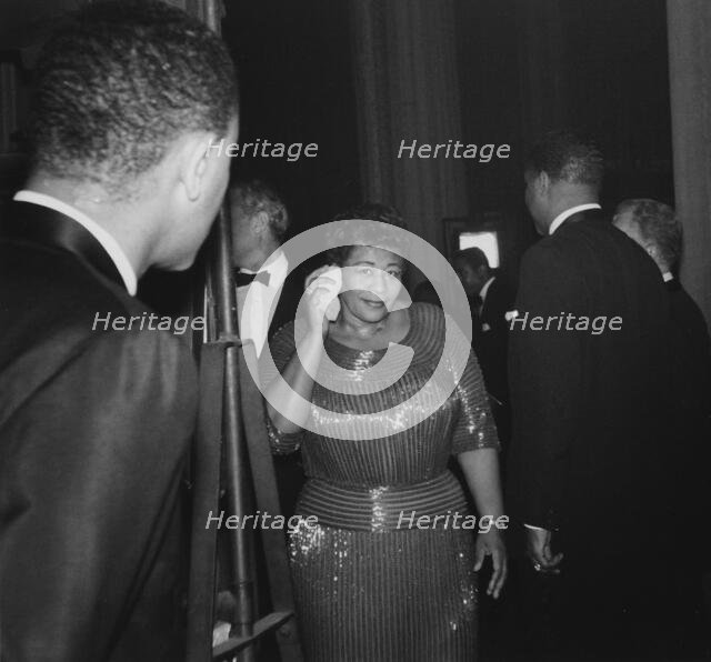 Ella Fitzgerald,  Hammersmith Odeon London 1961. Creator: Brian Foskett.
