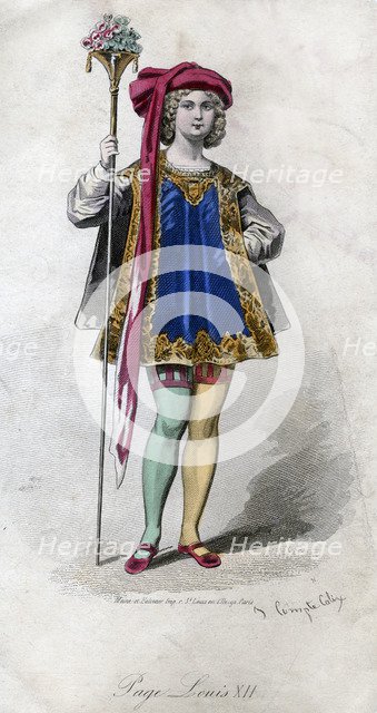 'Page, Louis XII', (19th century).Artist: Francois Claudius Compte-Calix