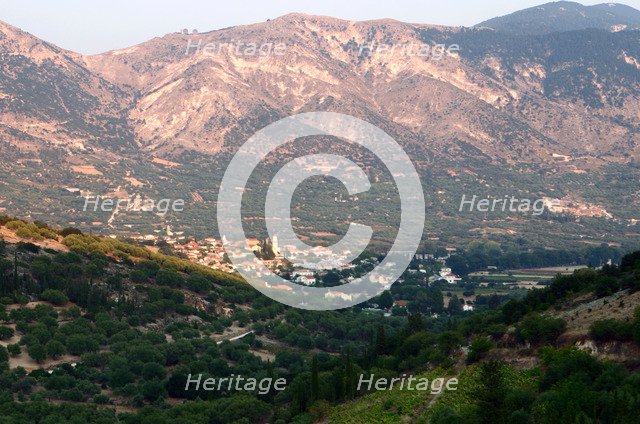 Mountain scenery, Kefalonia, Greece