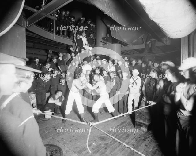 U.S.S. Oregon, second round, between 1896 and 1901. Creator: Unknown.